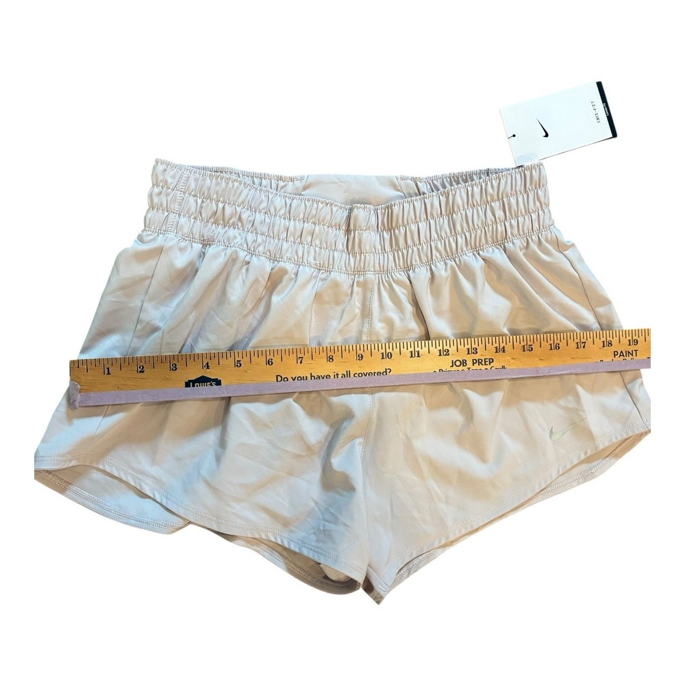 NWT Nike Women's Dri-FIT Sz‎ S High-Waisted 3" Brief-Lined Shorts-Pink - Picture 3 of 6